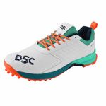 DSC Jaffa 22 Cricket Shoes for Mens UK-9 Sea Green/Fluro Orange