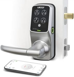 Lockly Duo Pro Deadbolt Smart Door Lock with Wi-Fi Hub, Satin Nickel