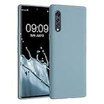 kwmobile Case Compatible with LG Velvet Case - Soft Slim Protective TPU Silicone Cover - Arctic Night