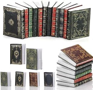 cobee Miniaturas Libros de casa de muñecas,Mini Libros Accesorios para casa de muñecas 1:12 Miniaturas Libros Decoración de casa de muñecas Accesorios para casa de muñecas Sala de Estudio(12pcs)