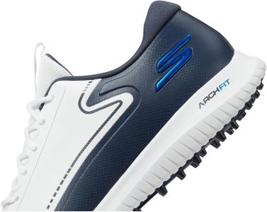 Skechers Men’s Go Golf Max 3 Arch Fit Golf Shoes – White/Navy, UK 9