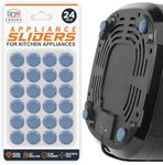 Appliance Sliders for Kitchen Appliances (24 Pack) - Self-Adhesive Countertop Gliders for Kitchen Use, Effortless Moves for Coffee Makers, Blenders, Air Fryers & More, Great for Quick Appliance Shift