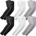 UV Sun Protection Arm Sleeves - UPF 50 Compression Cooling Arm Cover for Men & Women