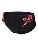 Arena Men's SWIM BRIEFS GRAPHIC, Black, 36 UK