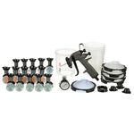 3M Performance Spray Gun Starter Kit, 26778, Includes PPS 2.0 Paint Spray Cup System, 15 Replaceable Gravity HVLP Atomizing Heads, Air Control Valve, Paint-Gun System for Car-Painting, Orange