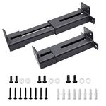 KJDiSRPin Soundbar Mount Universal Wall Brackets Depth Adjustabl 4.6-7.28" for Samsung LG JBL Sony Vizio Yamaha TCL Klipsch Monoprice Bose Polk Audio Panasonic Sonos & More Sound bar