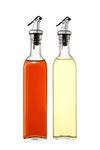 Ashoka's Mart Glass Oil Dispenser Bottle for Kitchen| Vinegar Dispenser, BPA Free, Salad Dressing Cruet Glass Bottle Olive Oil Bottles Dispenser 500ml (2)