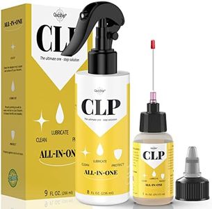 Gun Oil 8 oz & 1 oz Needle Oiler Gun Lubricant, Multi-Purpose Gun Cleaning Kit Protector, Clp Gun Cleaner and Lubricant, Gun Cleaning kit with Oil and Cleaner - by Qucship