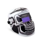 Jackson Safety Premium Auto Darkening Welding Helmet Mask with 3/10 Shade Range, 1/1/1/1 Optical Clarity, 1/30,000 response time, 370 Speed Dial Headgear, Gray Matter, Black/Grey/White Plaid, 47102