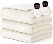 Homemate Electric Heated Heating Blanket King Size 100x90 Dual Control ETL