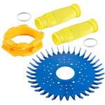 Pool Cleaner W70329 Finned Disc & W69698 Diaphragm & W70327 Foot Pad Kit Replacement Part by Blue Stars - Exact Fit for Zodiac Baracuda G2,G3 or G4, Ranger 1500 Models, etc.