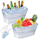 4 Gallon Ice Buckets for Parties, I