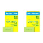 Cinthol Lime Soap, 100g (Pack of 10) - 99.9% Germ Protection | Lime Fresh Fragrance | Soaps For Bath Grade 1 Soap | For All Skin Types