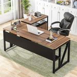 Tribesigns 63" L Shaped Desk with D