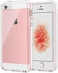 JETech Case for iPhone SE 2016 (Not for 2020), iPhone 5s and iPhone 5, Non-Yellowing Shockproof Phone Bumper Cover, Anti-Scratch Clear Back (Clear)