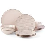 LENOX Trianna Blush 12 Piece Dinnerware Set, Pink, 8.3 kg