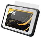 atFoliX Screen Protector compatible with Panasonic ToughPad FZ-M1 / FZ-B2 Screen Protection Film, anti-reflective and shock-absorbing FX Protector Film (2X)