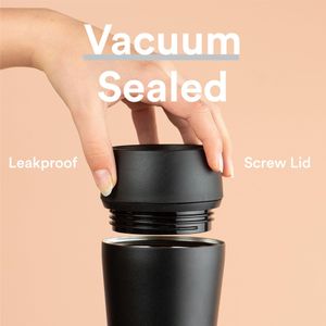 Moon 360 Travel Mug 300ml – Black Insulated Coffee Cup