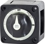 Blue Sea Systems 6010200 m-Series Battery Switch Dual Circuit, Black