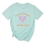Yimoya Vintage Tennis Club T Shirt 