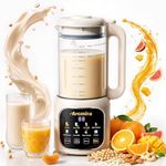 Arcmira 8-in-1 Nut Milk Maker, 68oz Automatic Almond Milk Machine -No Soak, Self-Clean, Delay Start & Keep Warm for Almond/Soy/Oat Milk, Juice, Shakes - Plant-Based Dairy Free for Family & Party