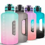 GIFUBOWA Sports Water Bottle 2.2L BPA Free Leak Proof Big Drinking Jug for Camping Workouts