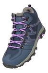 Mountain Warehouse Oscar Kids Hiking Boots - for Girls & Boys Dark Purple Kids Shoe Size 4 US