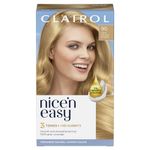 Clairol Nice'n Easy Crème, Natural Looking Oil Infused Permanent Hair Dye, 9G Light Golden Blonde