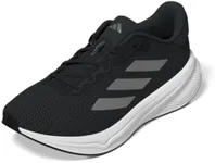 adidas Women's Response Running Sneaker, Carbon/Iron Metallic/Black, 8