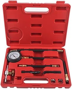 XTevu Portable Fuel Injection Pump Diagnostic Tool TU-113 Petrol Fuel Pressure Gauge Tester - Easy to Use and Suitable for Fuel Systems of Cars, Motorcycles, ATVs, Boats, and More