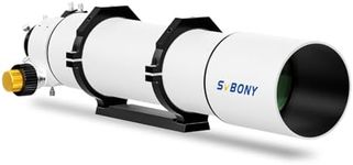 Svbony SV48P 102F6.5 Refractor Telescope, FMC Green Coated Lens Achromatic Glass Telescope OTA, 2.5" RAP Double Speed Focuser OTA for Visual Observation