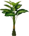 Sofix Artificial Money Plant Green Tree - 3 Feet