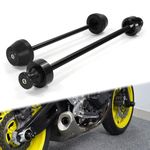 Xitomer Rear & front Axle Sliders, Fit for 2023 2022 2023 MT-07 FZ 07 2014 2015 2016 2017 2018 2019 2020 2021 2022(Front+Rear)