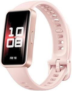 HUAWEI Band 9，Bluetooth, iOS & Android，Up to 14 Days Battery Life, Comfortable Wear, TruSleep 4.0, Scientific Sleep Tracking, 100 Training Modes，Smartband，Charm Pink Fluoroelastomer Strap