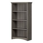 South Shore 11930 Gascony 4-Shelf Bookcase, Gray Maple