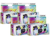 4pcs Fuji Quicksnap Single Use Camera Flash X-tra 400asa 27exp
