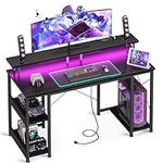 ODK 48 inch Gaming Desk with LED Li