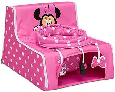 Disney Minnie Mouse Sit N Play Portable Activity Seat for Babies by Delta Children – Floor Seat for Infants