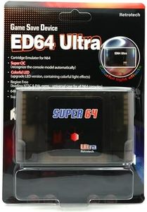 Retrotech Super 64 Ultra 340 In 1 LED Version Multi Game Cartridge For Nintendo N64 Video Game Console