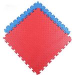 Kobo Imported Taekwondo Mats, Karate Training Gym Mat Interlocking Tile Reversible 25mm Thickness (2 Tiles)