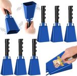 6 Pack 10 Inch Steel Cow Bell with 