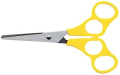 School Smart V-Shape Blunt Tip Training Scissors, 5 Inches, Stainless Steel Blade - 084840