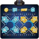 Dance Mat Toys for 3-12 Year Old Girls Boys Kids, Dance Pad with 2-Players & Single Mode, Electronic Dance Mat Game with Light-up 12 Modes Christmas Birthday Gifts for Kid Ages 3 4 5 6 7 8 9 10 11 12