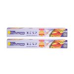 Hindalco Freshwrapp Aluminium Foil 9 Meters, 11microns (Pack of 2)| Food Packing , Wrapping, Storing and Serving