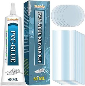 Air Mattress Patch Kit, Salt, Hot Water and UV Resistant Pool Liner Patch Kit, Vinyl Pool Liner Repair Kit Repairs a Variety of Inflatables Including Hot Tubs, Inflatable Spa Pools