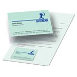 Pelltech 60 x 95mm Self Adhesive Business Card Pocket (Pack of 100)