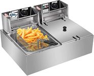 KOBBEY Double tank Electric Deep Fryer 6+6 ltr with Copper Heater
