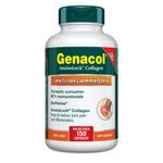 Genacol Turmeric Supplement with Collagen, Curcumin & Black Pepper Bioperine | Helps Relieve Joint Pain and Inflammation | Gentle on the Stomach | GENACOL ANTI-INFLAMMATORY 150 Capsules