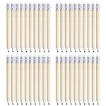 40 PCS Golf Pencils with Eraser, 4 inch/10 cm Mini Wood Pencils Half Pencils with Eraser Small Pencils Mini Pencils Bulk Short Wood Pencils Round Pencils Wedding Pencils Mini Pencils