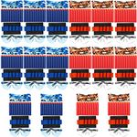 Sosation 64 Pcs Gun Party Supplies and Favors Compatible with Nerf Include Tactical Glasses Face Mask Foam Darts Wrist Ammo Holder Gun Accessories Party Favors